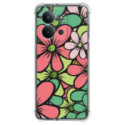 Funda Silicona Antigolpes para Xiaomi Redmi 15C 4G / 5G diseño Flores 02 Dibujos