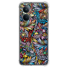 Funda Silicona Antigolpes para Xiaomi Redmi 15C 4G / 5G diseño Flores 04 Dibujos