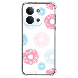 Funda Silicona Antigolpes para Xiaomi Redmi 15C 4G / 5G diseño Flores 06 Dibujos