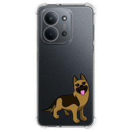 Funda Silicona Antigolpes para Xiaomi Redmi 15C 4G / 5G diseño Perros 03 Dibujos