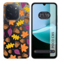 Funda Silicona Transparente para Xiaomi Poco C85 diseño Otoño Dibujos