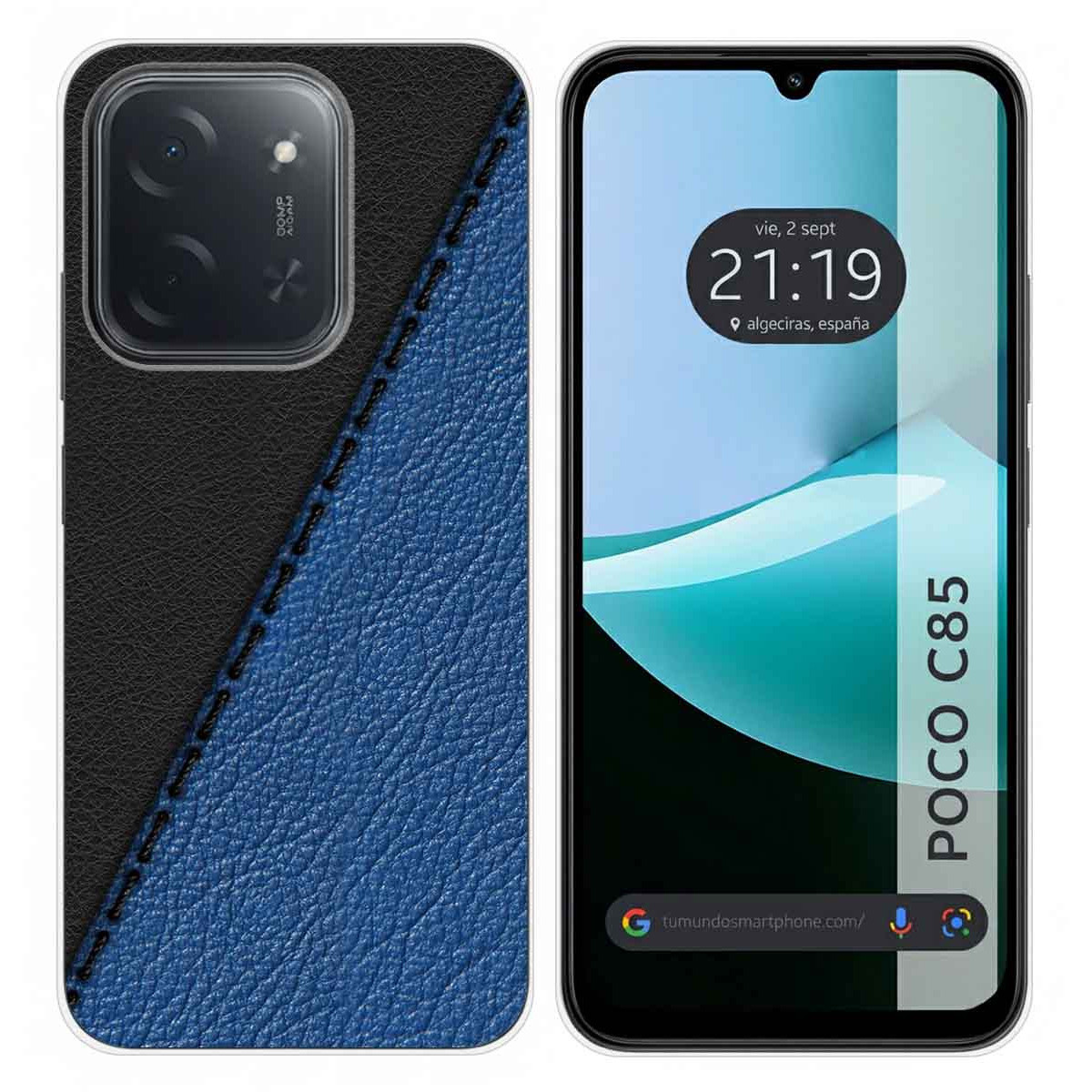 Funda Silicona para Xiaomi Poco C85 diseño Cuero 02 Dibujos