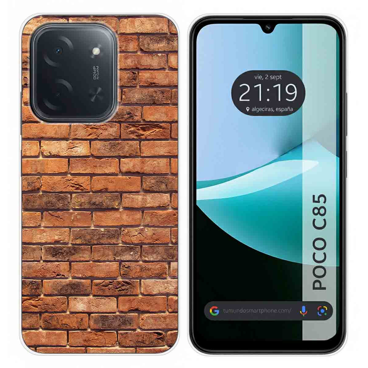 Funda Silicona para Xiaomi Poco C85 diseño Ladrillo 04 Dibujos