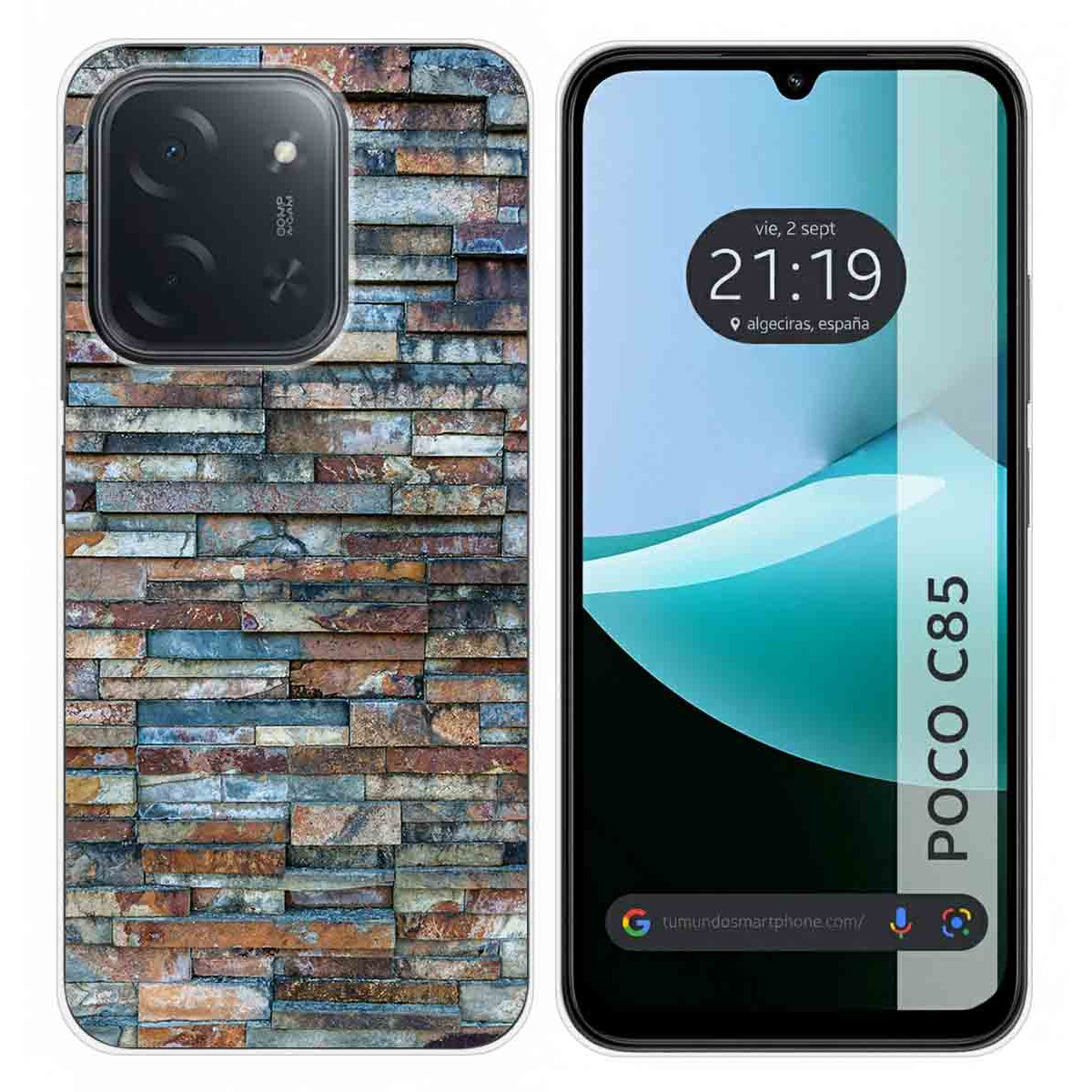 Funda Silicona para Xiaomi Poco C85 diseño Ladrillo 05 Dibujos