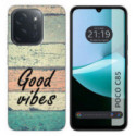 Funda Silicona para Xiaomi Poco C85 diseño Madera 01 Dibujos