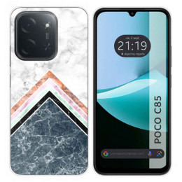 Funda Silicona para Xiaomi Poco C85 diseño Mármol 05 Dibujos
