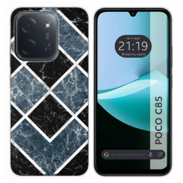 Funda Silicona para Xiaomi Poco C85 diseño Mármol 06 Dibujos