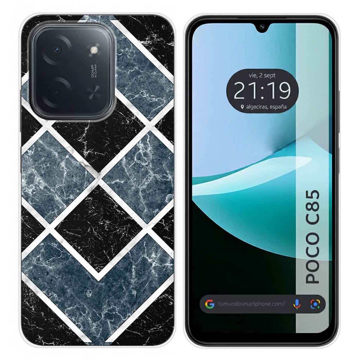 Funda Silicona para Xiaomi Poco C85 diseño Mármol 06 Dibujos