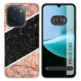Funda Silicona para Xiaomi Poco C85 diseño Mármol 07 Dibujos