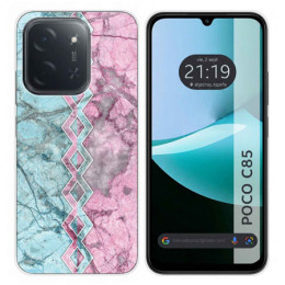 Funda Silicona para Xiaomi Poco C85 diseño Mármol 08 Dibujos