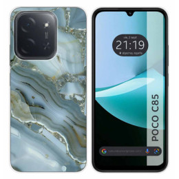 Funda Silicona para Xiaomi Poco C85 diseño Mármol 09 Dibujos