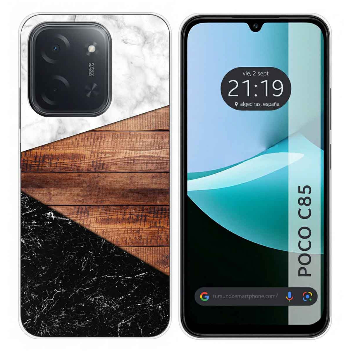 Funda Silicona para Xiaomi Poco C85 diseño Mármol 11 Dibujos