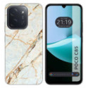 Funda Silicona para Xiaomi Poco C85 diseño Mármol 13 Dibujos