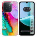 Funda Silicona para Xiaomi Poco C85 diseño Mármol 15 Dibujos