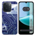 Funda Silicona para Xiaomi Poco C85 diseño Circuito Dibujos