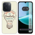 Funda Silicona para Xiaomi Poco C85 diseño Creativity Dibujos