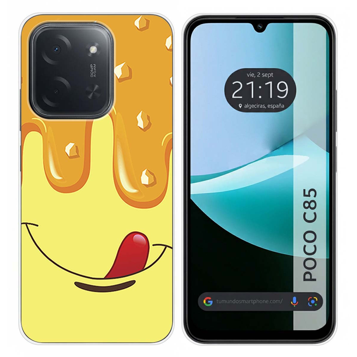 Funda Silicona para Xiaomi Poco C85 diseño Helado Vainilla Dibujos