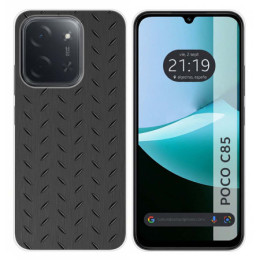 Funda Silicona para Xiaomi Poco C85 diseño Metal Dibujos