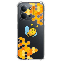 Funda Silicona Antigolpes para Xiaomi Poco C85 diseño Abeja Dibujos