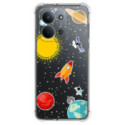 Funda Silicona Antigolpes para Xiaomi Poco C85 diseño Espacio Dibujos