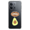 Funda Silicona Antigolpes para Xiaomi Poco C85 diseño Vegan Life Dibujos
