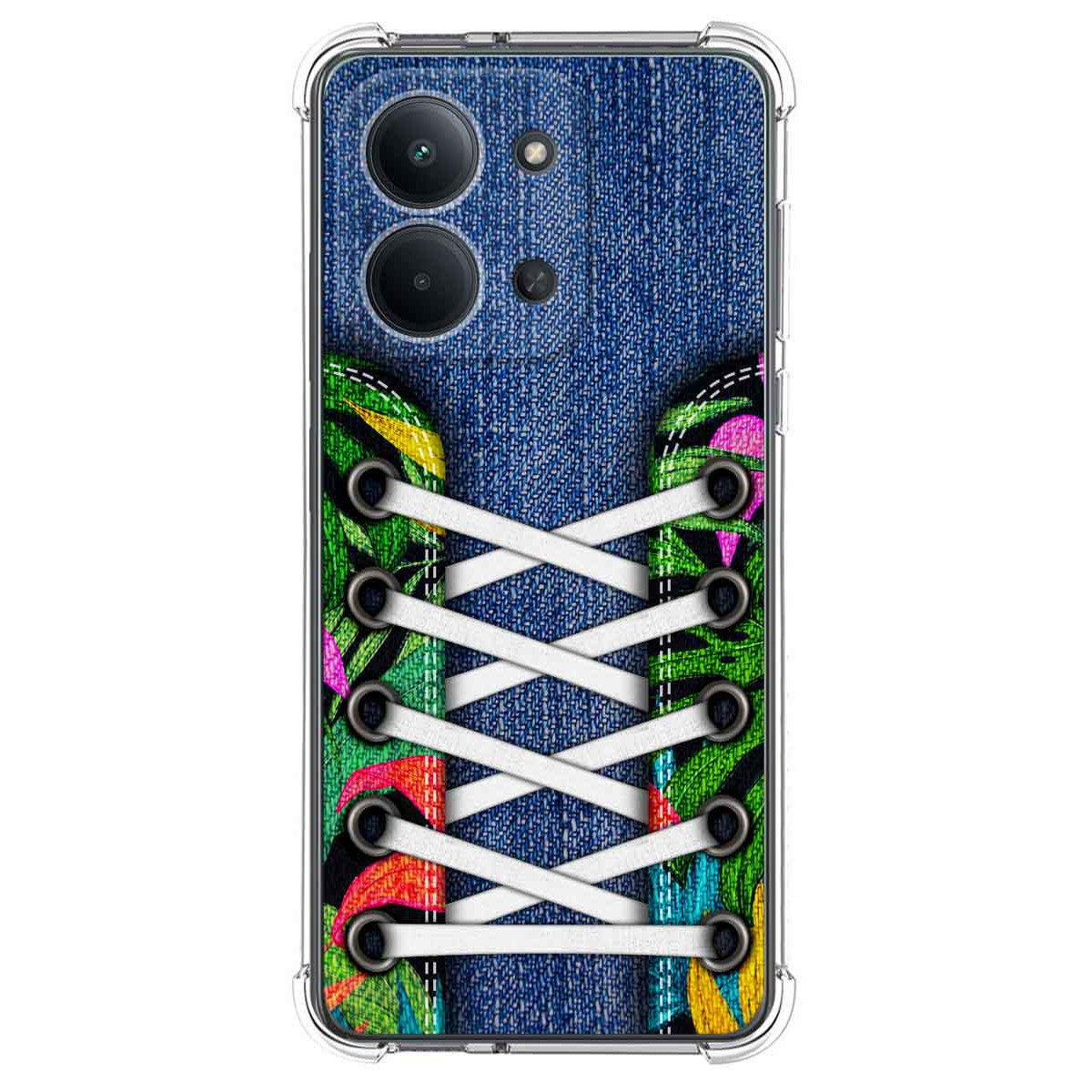 Funda Silicona Antigolpes para Xiaomi Poco C85 diseño Zapatillas 13 Dibujos
