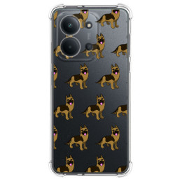 Funda Silicona Antigolpes para Xiaomi Poco C85 diseño Perros 09 Dibujos