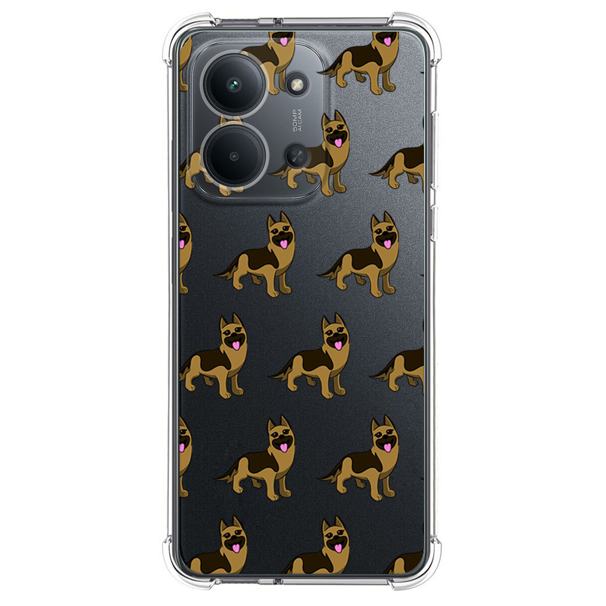 Funda Silicona Antigolpes para Xiaomi Poco C85 diseño Perros 09 Dibujos