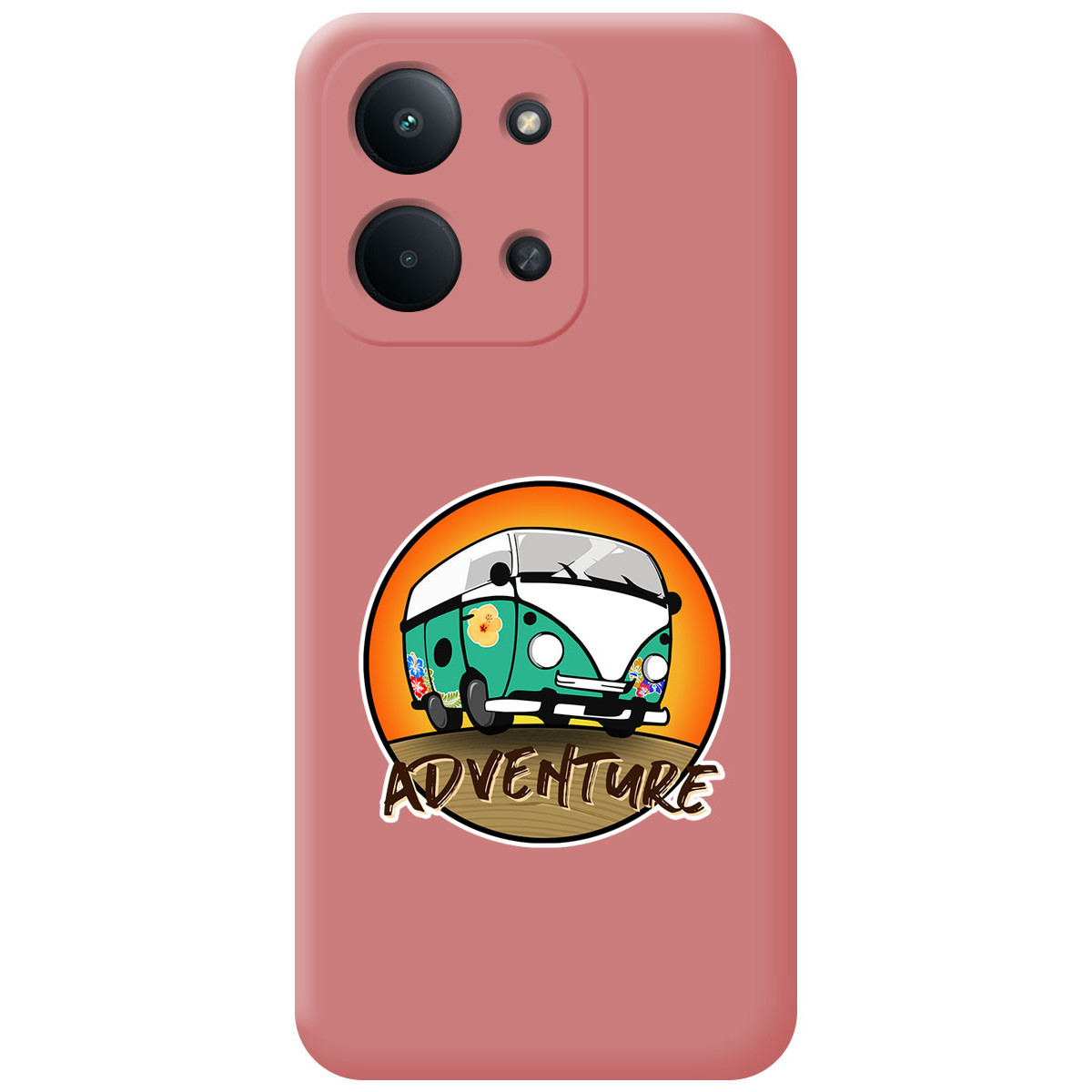 Funda Silicona Líquida Rosa para Xiaomi Poco C85 diseño Adventure Dibujos