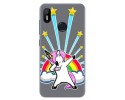 Funda Gel Transparente para Bq Aquaris C Diseño Unicornio Dibujos