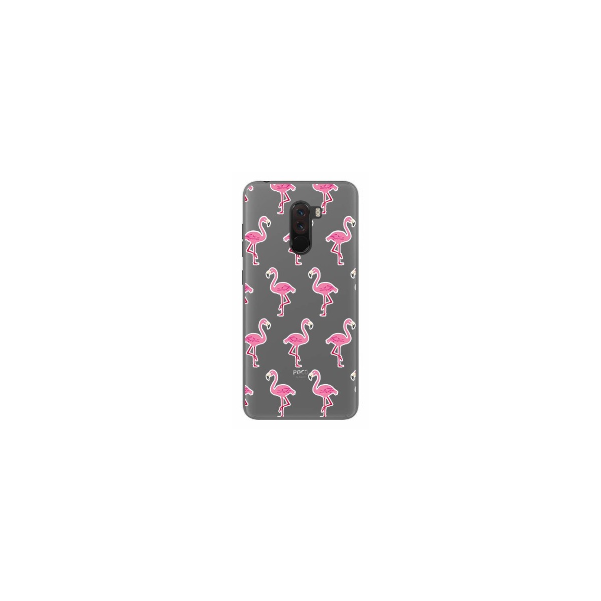 Funda Gel Transparente para Xiaomi Pocophone F1 Diseño Flamenco Dibujos