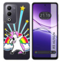 Funda Silicona Transparente para Oppo A5m / A5 4G / 5G diseño Unicornio Dibujos