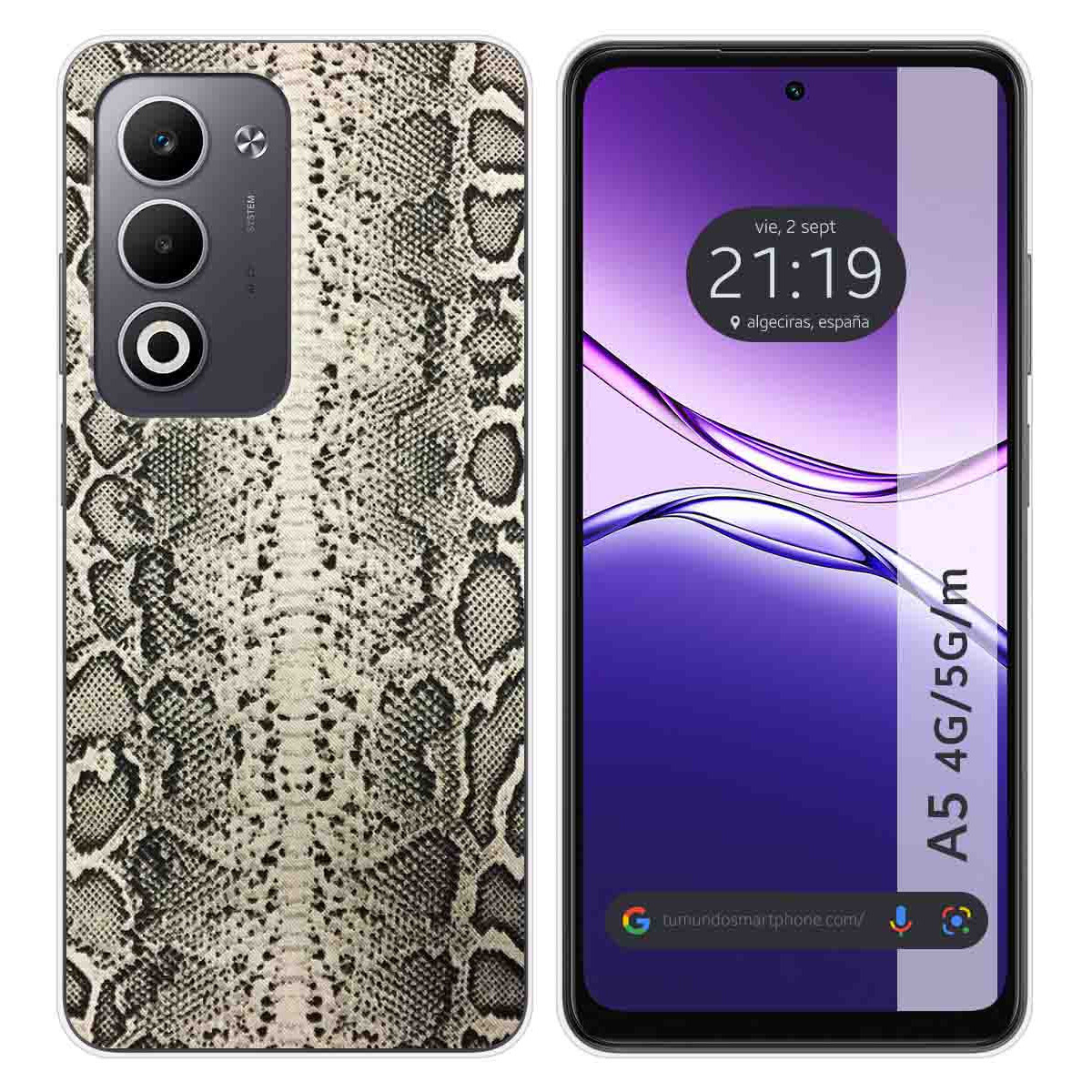 Funda Silicona para Oppo A5m / A5 4G / 5G diseño Animal 01 Dibujos