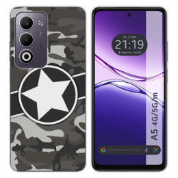 Funda Silicona para Oppo A5m / A5 4G / 5G diseño Camuflaje 02 Dibujos