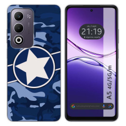 Funda Silicona para Oppo A5m / A5 4G / 5G diseño Camuflaje 03 Dibujos