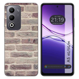 Funda Silicona para Oppo A5m / A5 4G / 5G diseño Ladrillo 01 Dibujos