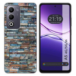 Funda Silicona para Oppo A5m / A5 4G / 5G diseño Ladrillo 05 Dibujos