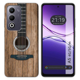 Funda Silicona para Oppo A5m / A5 4G / 5G diseño Madera 11 Dibujos