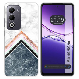 Funda Silicona para Oppo A5m / A5 4G / 5G diseño Mármol 05 Dibujos