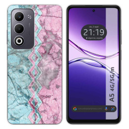 Funda Silicona para Oppo A5m / A5 4G / 5G diseño Mármol 08 Dibujos