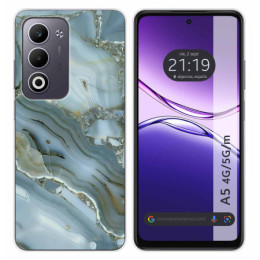 Funda Silicona para Oppo A5m / A5 4G / 5G diseño Mármol 09 Dibujos