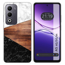 Funda Silicona para Oppo A5m / A5 4G / 5G diseño Mármol 11 Dibujos