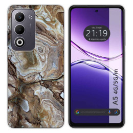 Funda Silicona para Oppo A5m / A5 4G / 5G diseño Mármol 14 Dibujos