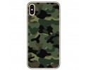Funda Gel Tpu para Iphone XS Max Diseño Camuflaje Dibujos