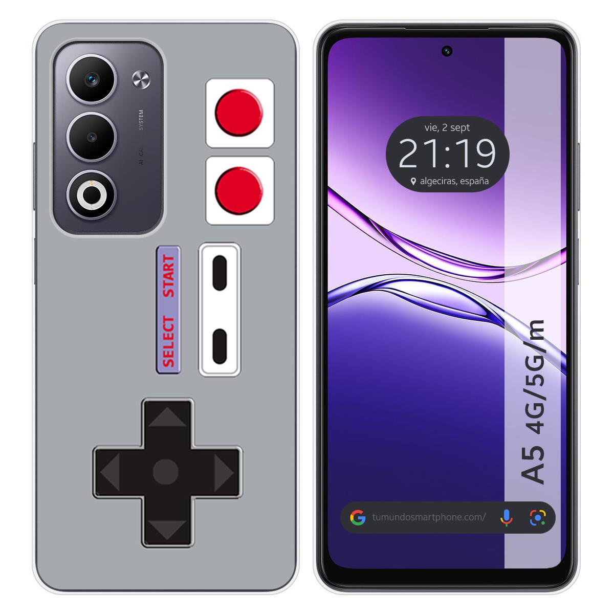 Funda Silicona para Oppo A5m / A5 4G / 5G diseño Consola Dibujos