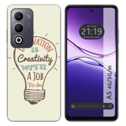 Funda Silicona para Oppo A5m / A5 4G / 5G diseño Creativity Dibujos