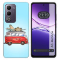 Funda Silicona para Oppo A5m / A5 4G / 5G diseño Furgoneta Dibujos