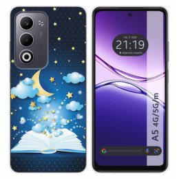 Funda Silicona para Oppo A5m / A5 4G / 5G diseño Libro Cuentos Dibujos