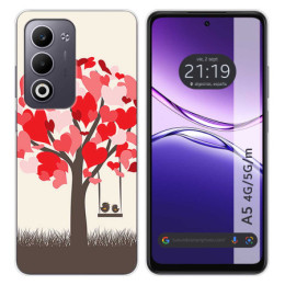 Funda Silicona para Oppo A5m / A5 4G / 5G diseño Pajaritos Dibujos