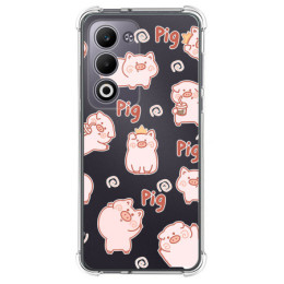 Funda Silicona Antigolpes para Oppo A5m / A5 4G / 5G diseño Cerdos Dibujos